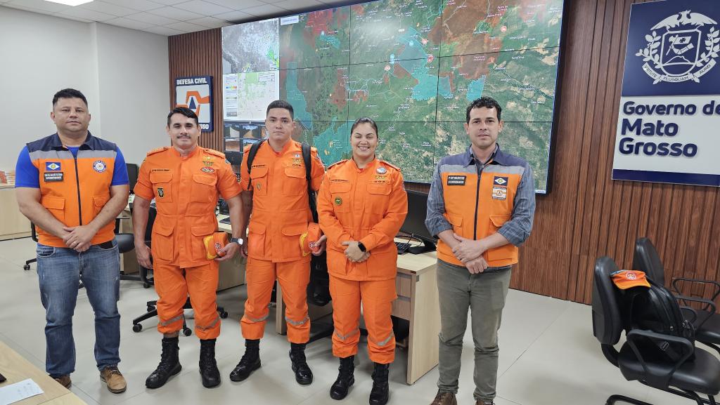 Defesa Civil apresenta ao CBMRO modelo de contrato de aeronaves para combate a incêndios florestais - Foto por: Camilla Zeni/Secom-MT