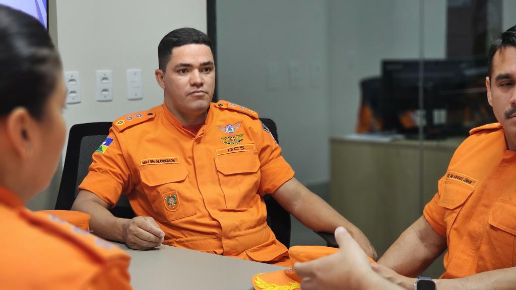 Defesa Civil apresenta ao CBMRO modelo de contrato de aeronaves para combate a incêndios florestais - Foto por: Camilla Zeni/Secom-MT