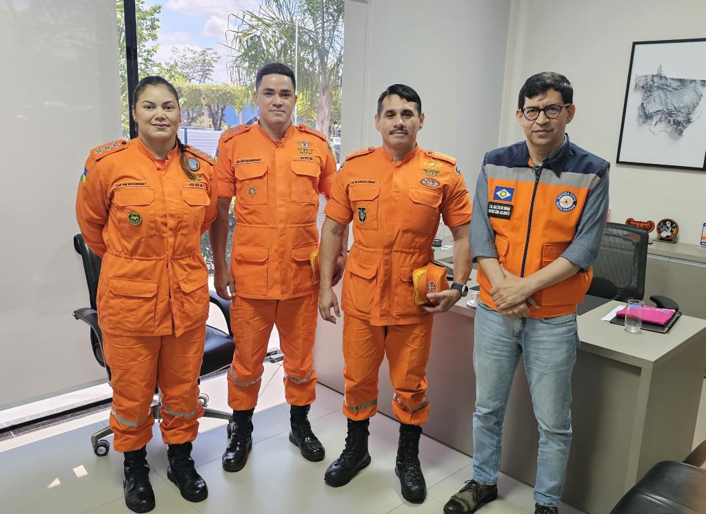 Defesa Civil apresenta ao CBMRO modelo de contrato de aeronaves para combate a incêndios florestais - Foto por: Camilla Zeni/Secom-MT