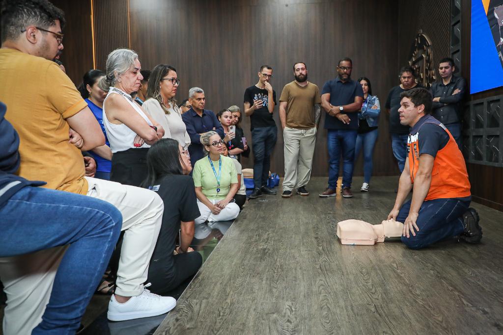 Servidores do Governo de MT participam de curso de primeiros socorros da Defesa Civil - Foto por: Michel Alvim/Secom-MT