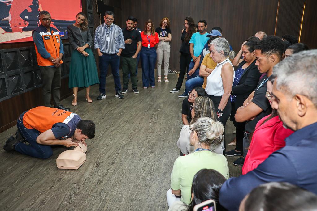 Servidores do Governo de MT participam de curso de primeiros socorros da Defesa Civil - Foto por: Michel Alvim/Secom-MT