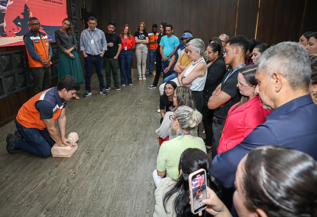 Servidores do Governo de MT participam de curso de primeiros socorros da Defesa Civil - Foto por: Michel Alvim/Secom-MT