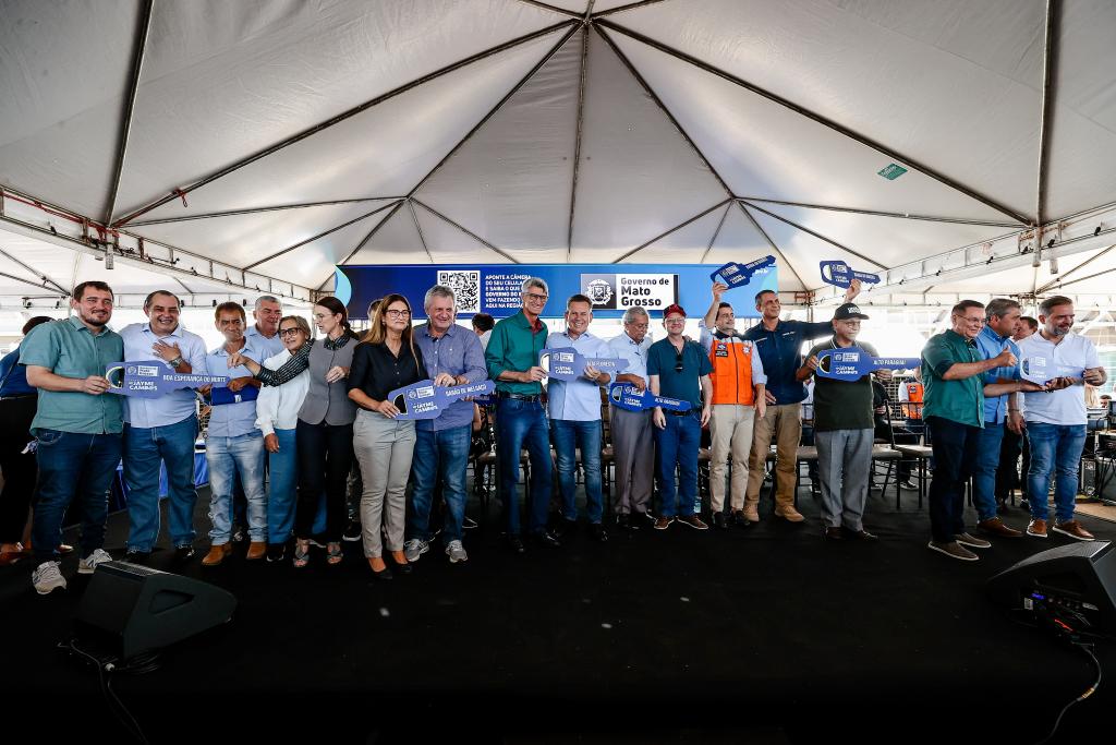 Governo de MT entrega 60 viaturas para as Coordenadorias Municipais de Defesa Civil - Foto por: Mayke Toscano/Secom-MT