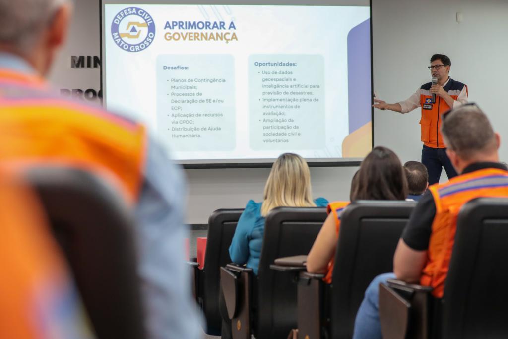 Defesa Civil do Estado promove 3º Encontro de Coordenadores Municipais - Foto por: Antônio Pinheiro/Secom-MT