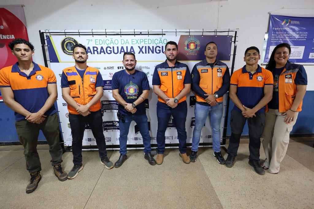 Agentes da Defesa Civil participam da 7ª Expedição Araguaia-Xingu em Bom Jesus do Araguaia - Foto por: Josi Dias/TJMT