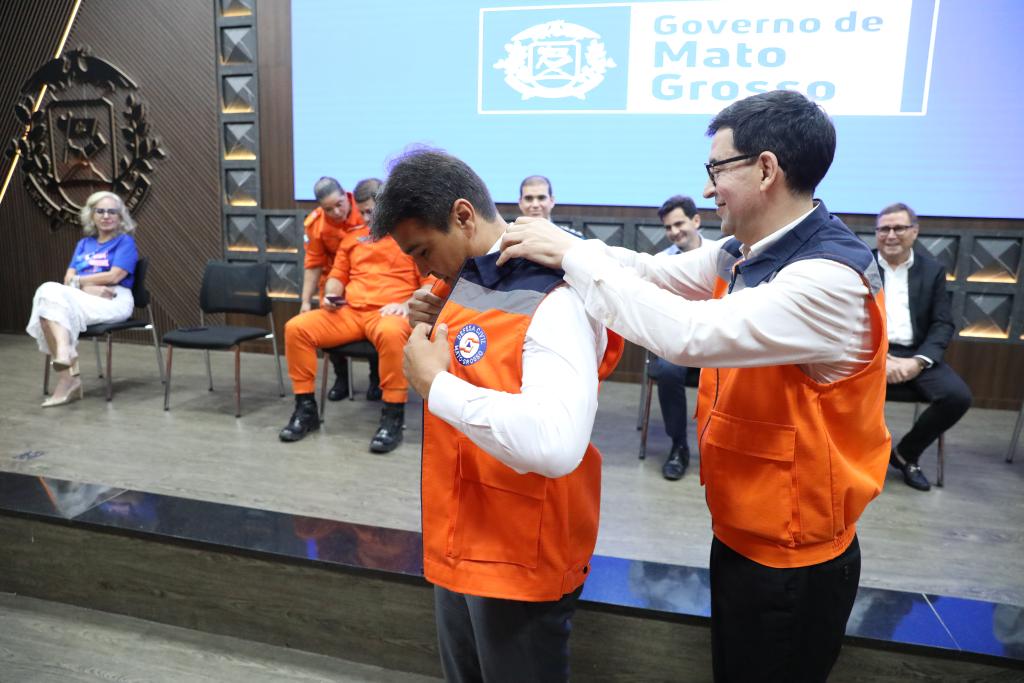 Transmissão de cargo de secretário adjunto de Proteção e Defesa Civil do Estado - Foto por: SD BM Prado