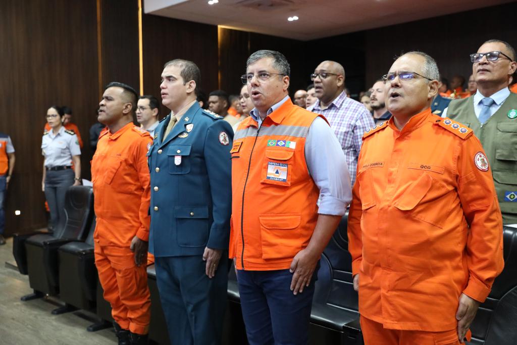 Transmissão de cargo de secretário adjunto de Proteção e Defesa Civil do Estado - Foto por: SD BM Prado