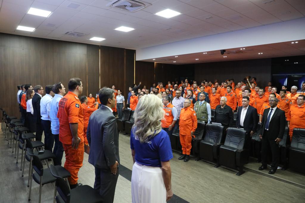 Transmissão de cargo de secretário adjunto de Proteção e Defesa Civil do Estado - Foto por: SD BM Prado