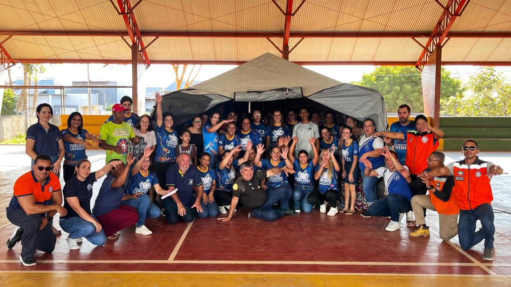 Defesa Civil leva curso de voluntários a São José dos Quatros Marcos - Foto por: Gustavo Barbosa/Defesa Civil