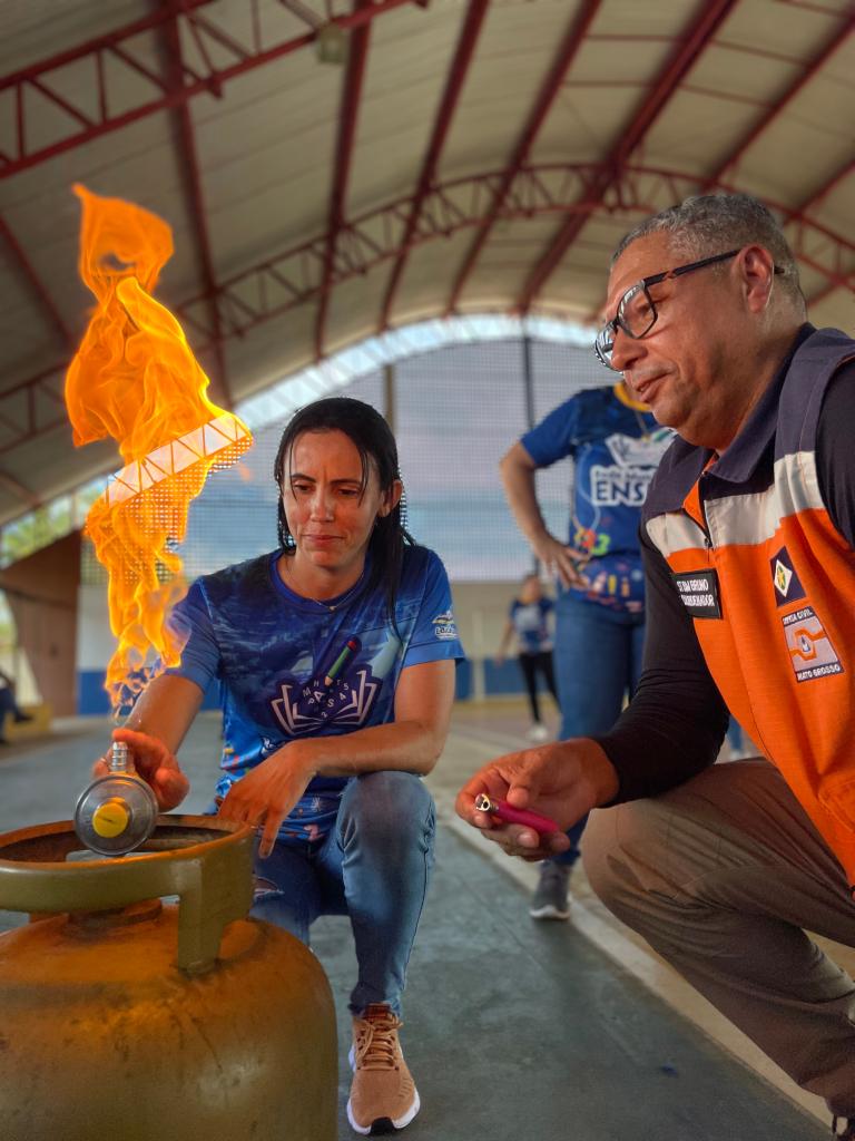 Defesa Civil leva curso de voluntários a São José dos Quatros Marcos - Foto por: Gustavo Barbosa/Defesa Civil