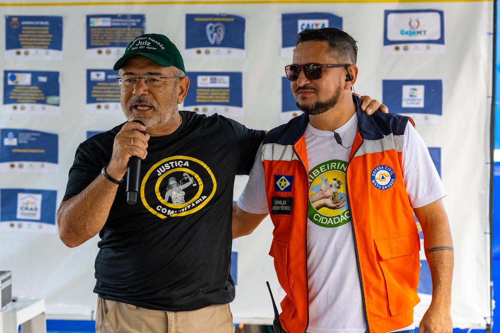 Defesa Civil participa do projeto Ribeirinho Cidadão - Rota das Águas (2026) - Foto por: Alair Ribeiro/TJMT