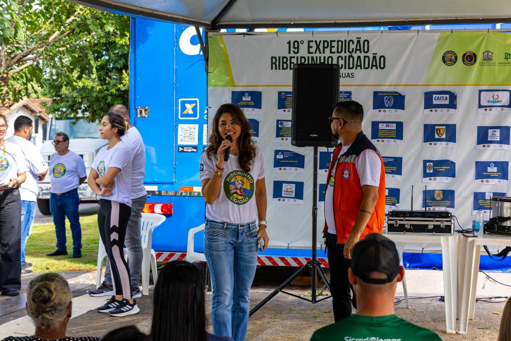 Defesa Civil participa do projeto Ribeirinho Cidadão - Rota das Águas (2026) - Foto por: Alair Ribeiro/TJMT