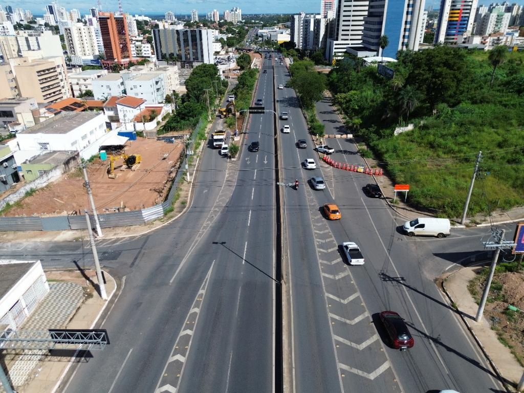 Obras no Complexo Viário Leblon avançam em três frentes