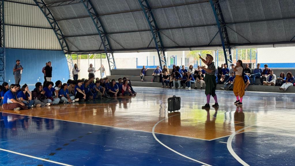 Teatro na EE Mariana Luiza Moreira - Foto por: Michell Miranda - CGE/MT