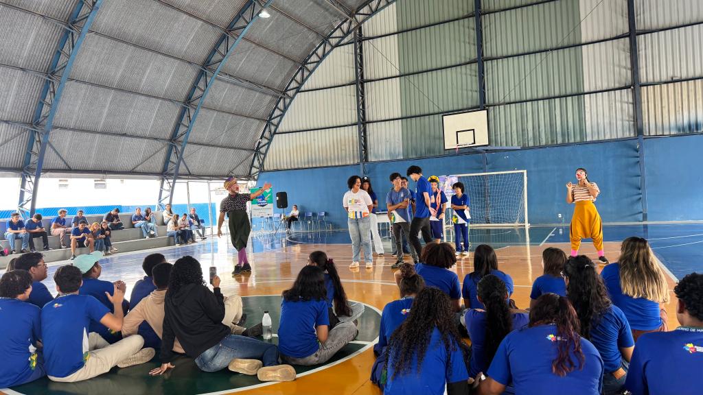 Teatro na EE Mariana Luiza Moreira - Foto por: Michell Miranda - CGE/MT