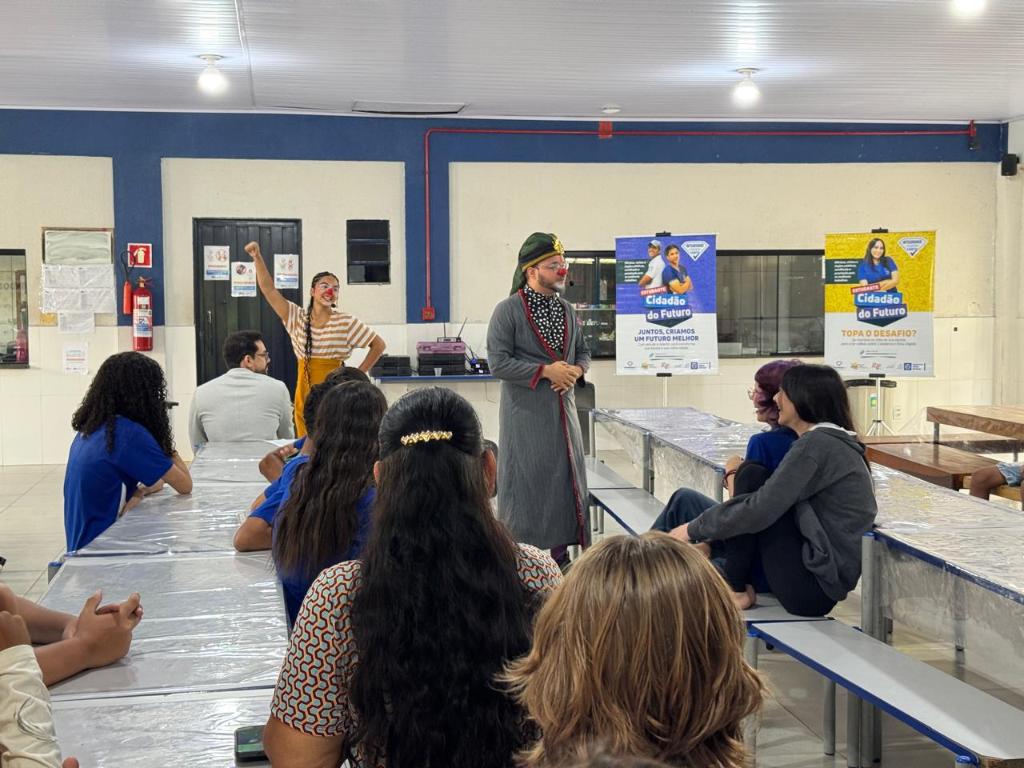 Teatro na escola EE Pascoal Moreira Cabral - Foto por: Luciana Silva | CGE-MT