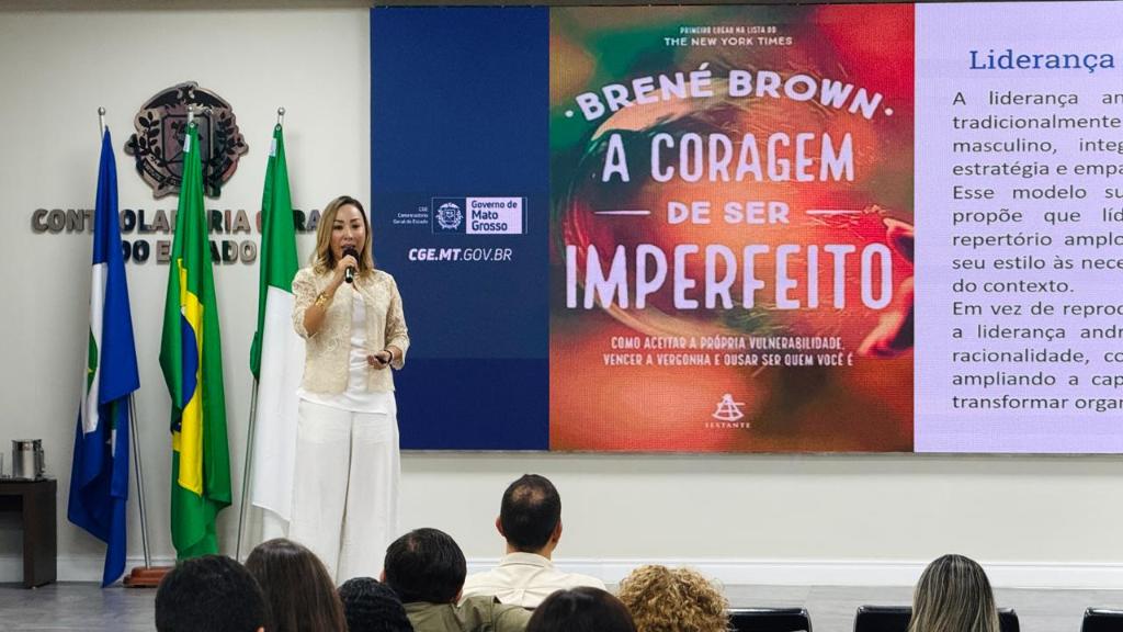 Secretária de Controle Externo do Núcleo de Políticas Públicas do TCE/MT, auditora Simony Jin - Foto por: Júlio Badaró | CGE-MT