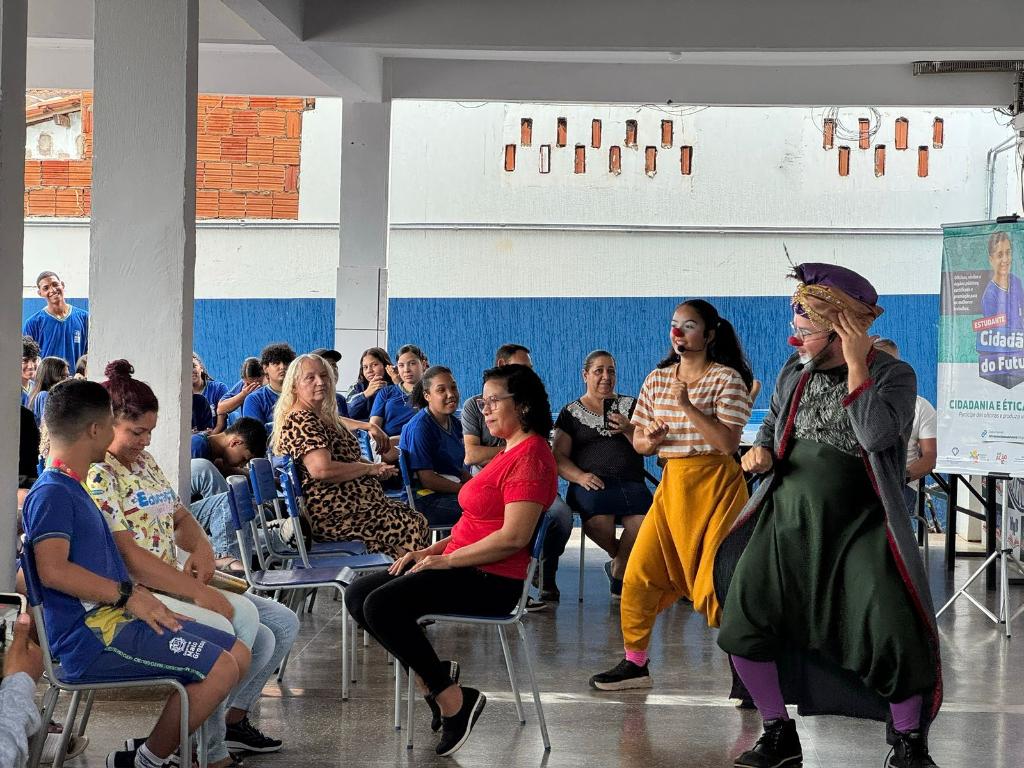 Teatro na Escola Profª Marlene Marques de Barros em Várzea Grande - Foto por: Luciana Silva | CGE-MT