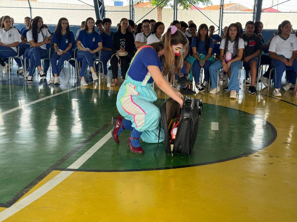 Teatro na Escola Leovegildo de Melo em Cuiabá - Foto por: Luciana Silva | CGE-MT