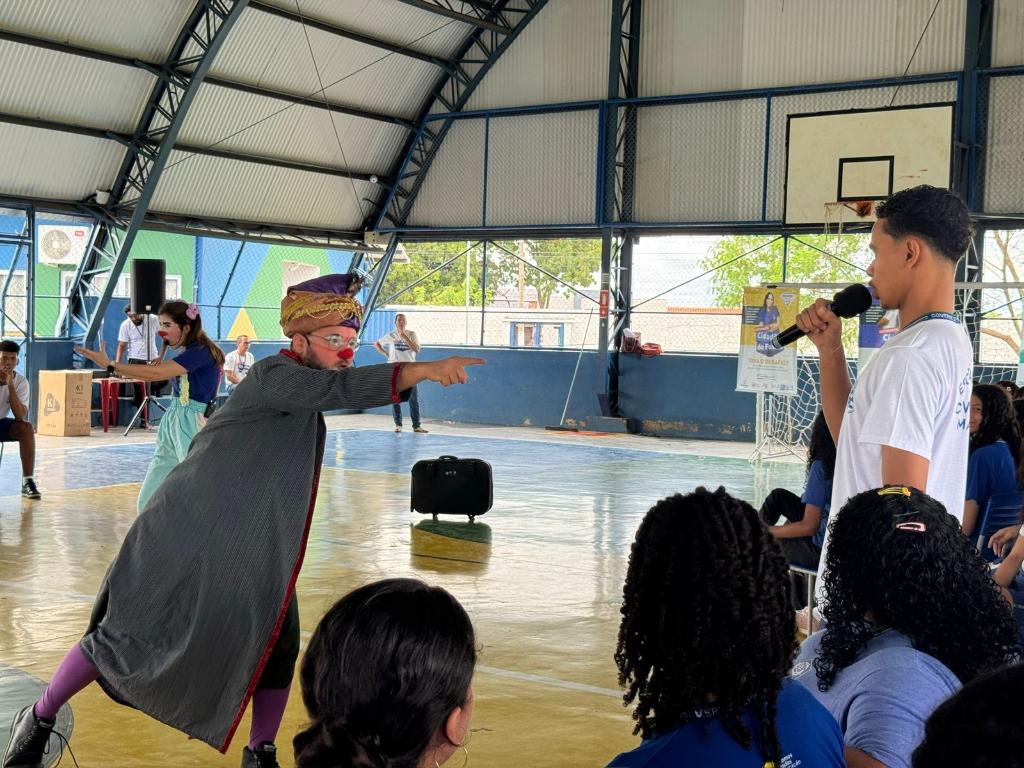 Teatro na Escola Leovegildo de Melo em Cuiabá - Foto por: Luciana Silva | CGE-MT