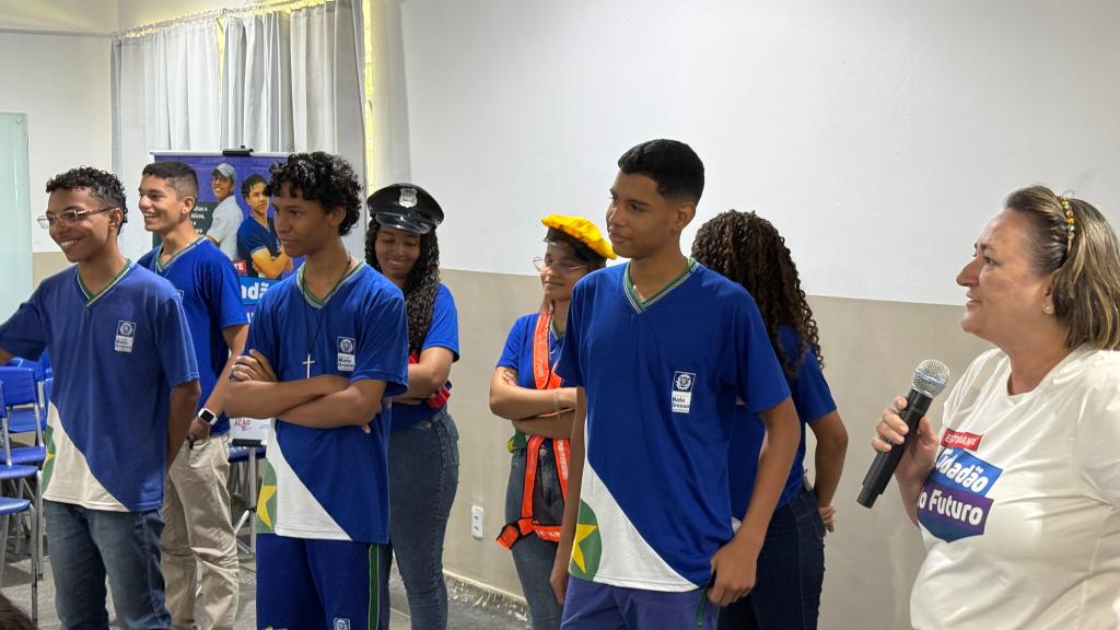 Teatro na Escola Deputado Salim Nadaf em Várzea Grande - Foto por: Júlio Badaró | CGE-MT