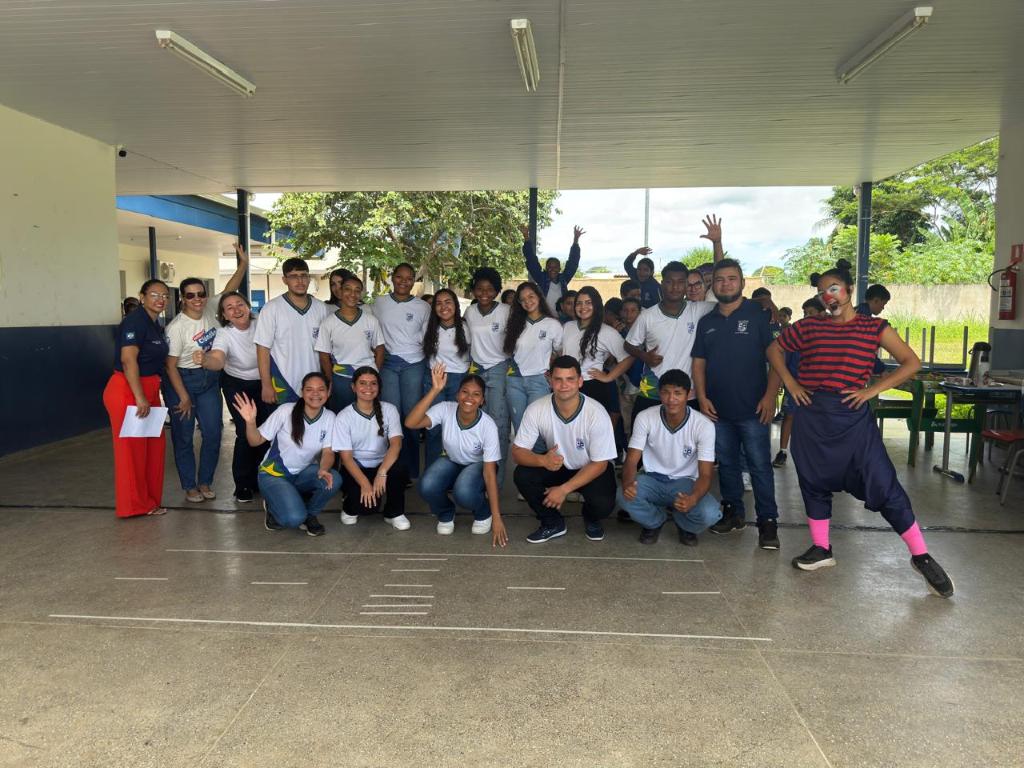 Teatro na Escola José de Barros Maciel em Nossa Senhora do Livramento - Foto por: Luciana Silva | CGE-MT