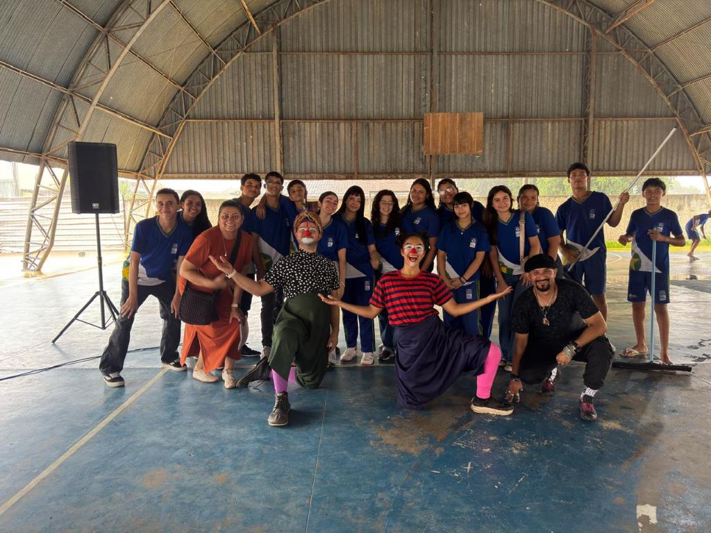 Teatro na Escola Profª Elmaz Gattas Monteiro - Foto por: Luciana Silva | CGE-MT