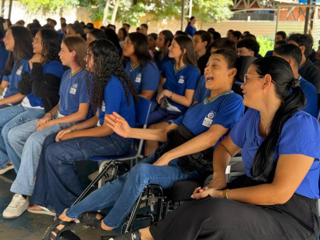 Teatro na Escola Profª Elmaz Gattas Monteiro - Foto por: Luciana Silva | CGE-MT