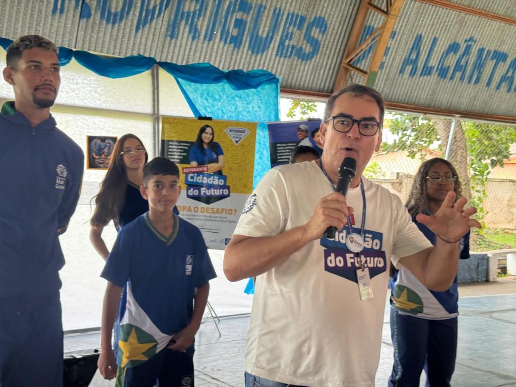 Teatro na Escola Hermes Rodrigues de Alcântara em Santo Antônio do Leverger - Foto por: Luciana Silva | CGE-MT