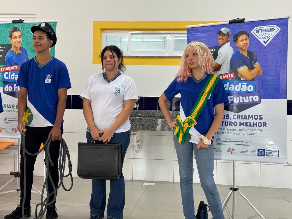 Teatro na Escola Historiador Rubens de Mendonça em Cohab São Gonçalo - Foto por: Luciana Silva | CGE-MT