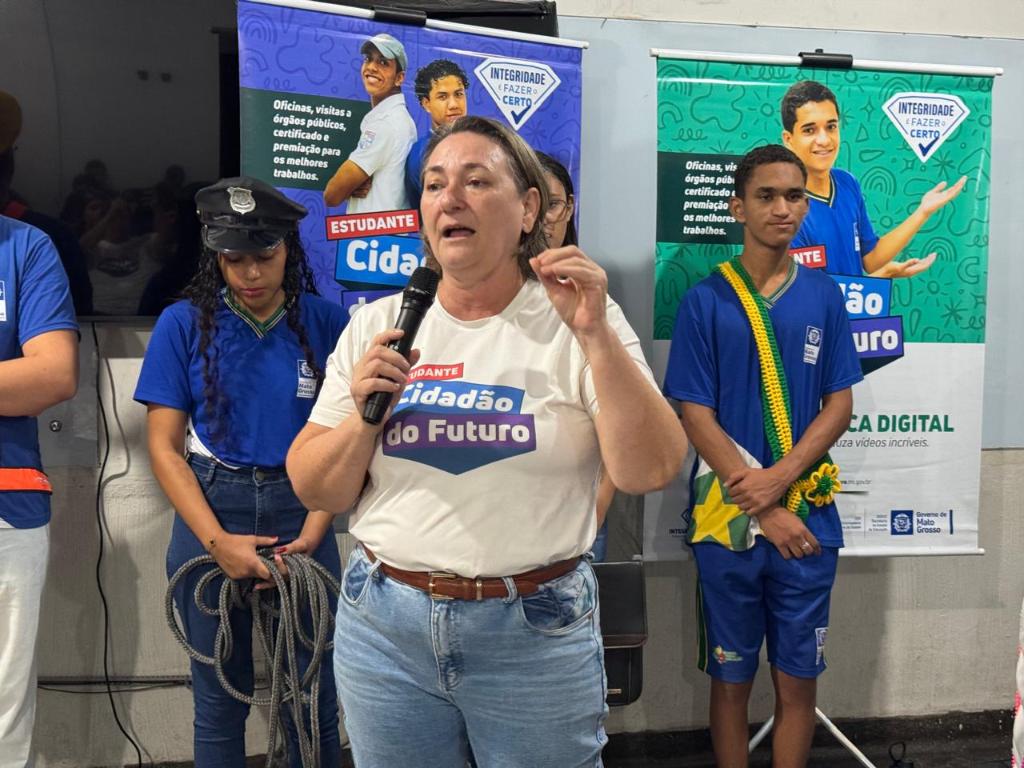 Teatro na Escola Pio Machado em Acorizal - Foto por: Luciana Silva | CGE-MT