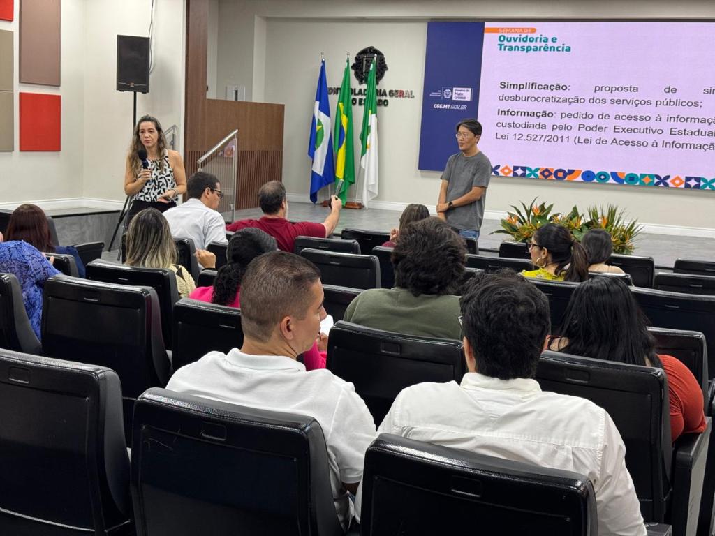 Capacitação para ouvidores setorias sobre o Fale Cidadão 2.0 - Foto por: Luciana Silva | CGE-MT