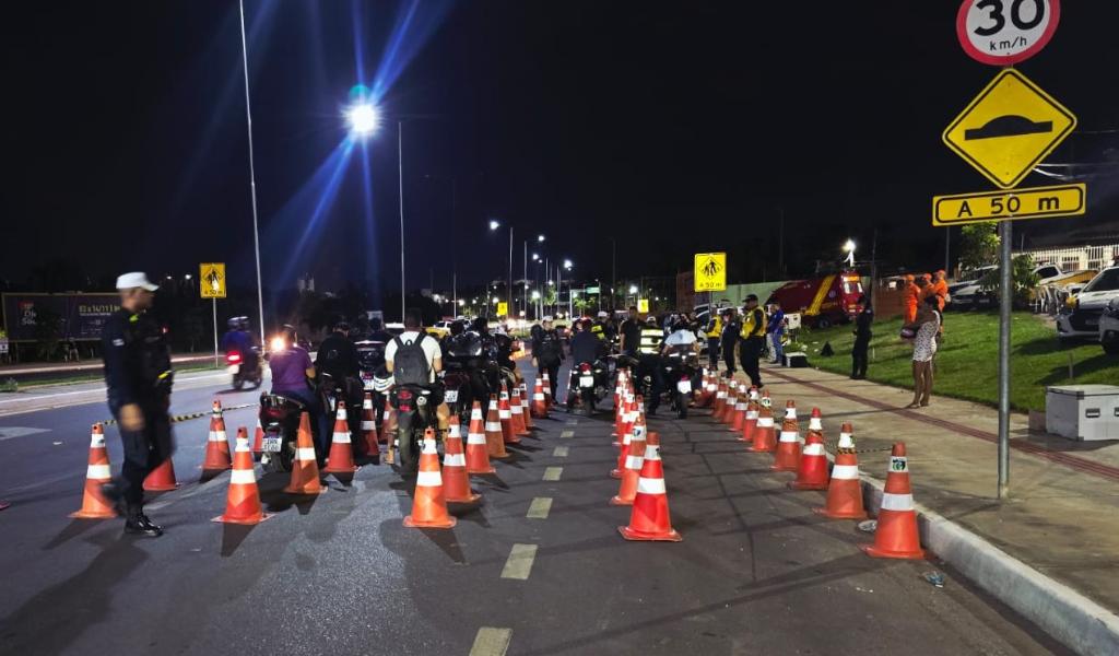 Quatro pessoas são presas em Cuiabá durante operação de fiscalização com foco em motocicletas