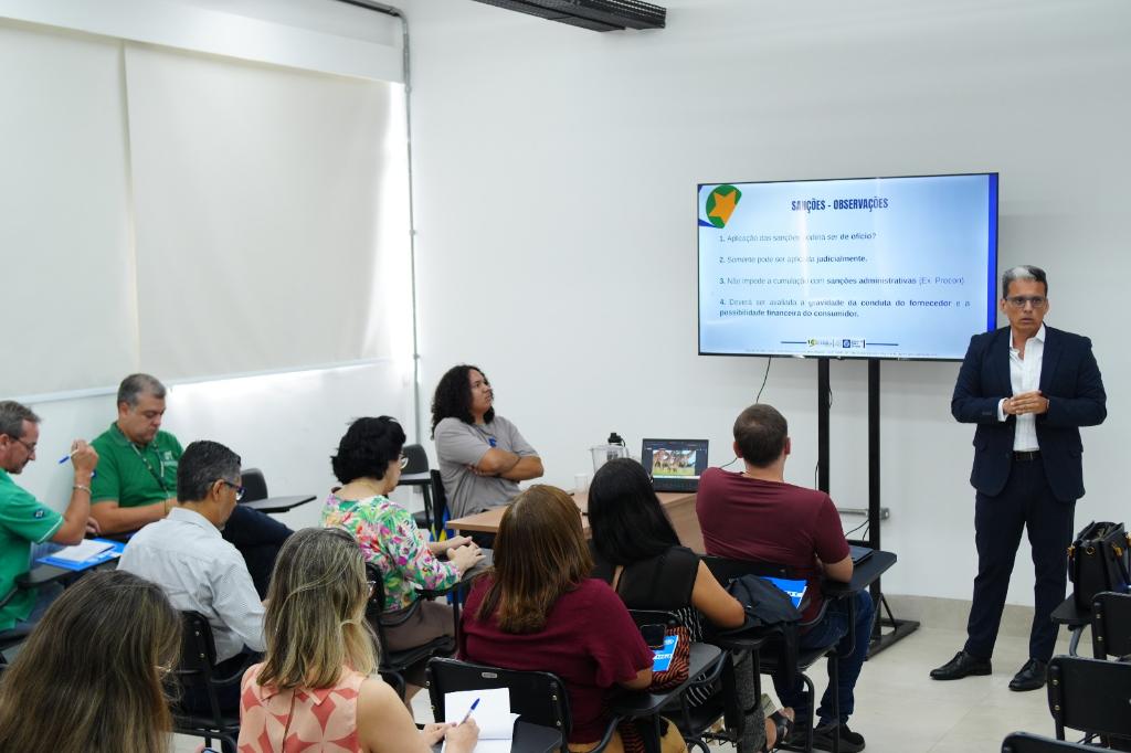 Capacitação Técnica dos Profissionais Conciliadores de Defesa do Consumidor MT. - Foto por: Kawe Pires/Setasc-MT