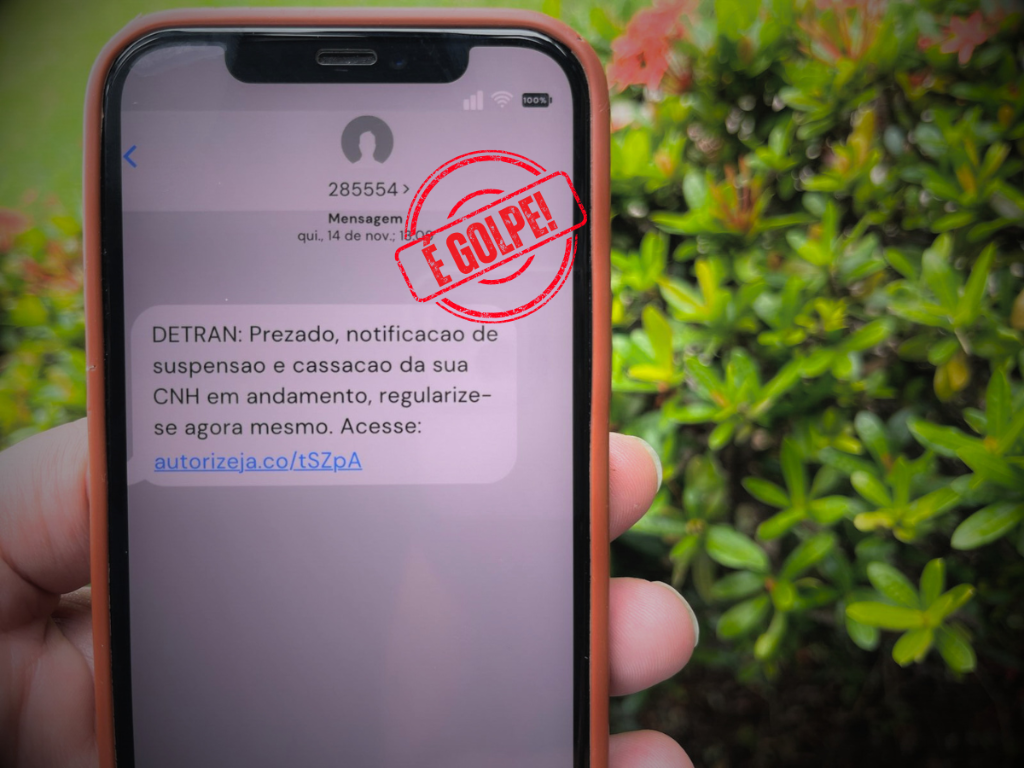 Detran-MT alerta para mais um golpe e reforça que não envia mensagens sobre cancelamento de CNH por celular